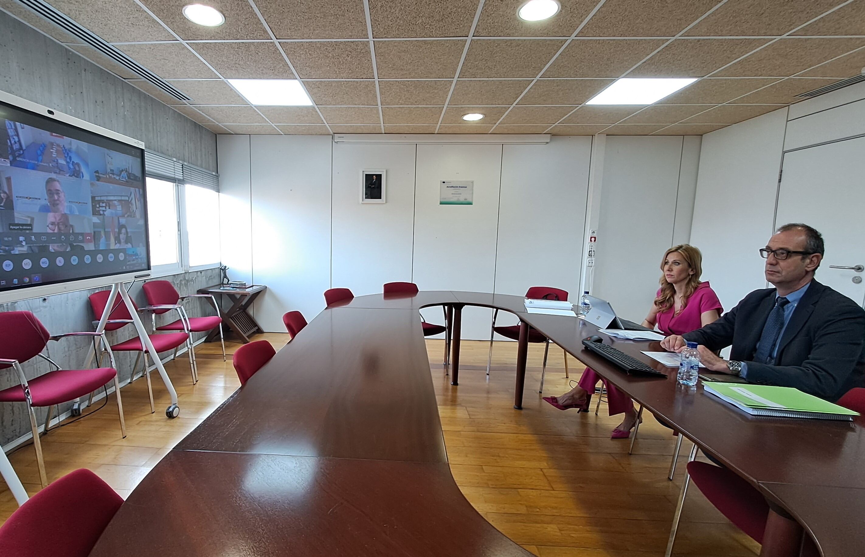 El consejero de Educación, Formación Profesional y Empleo, Víctor Marín participa por videoconferencia en la Conferencia Sectorial de Empleo y Asuntos Laborales