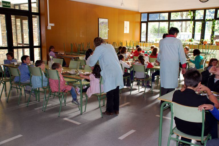 Imatge d'un menjador escolar