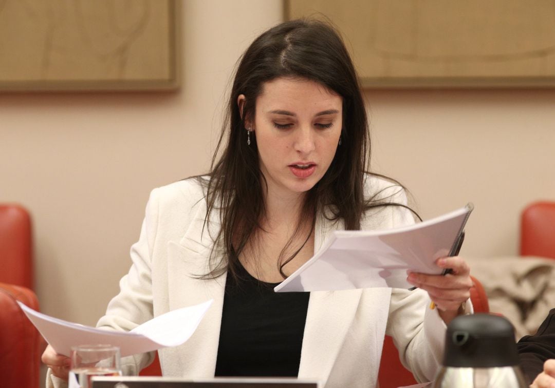 La ministra de Igualdad, Irene Montero.