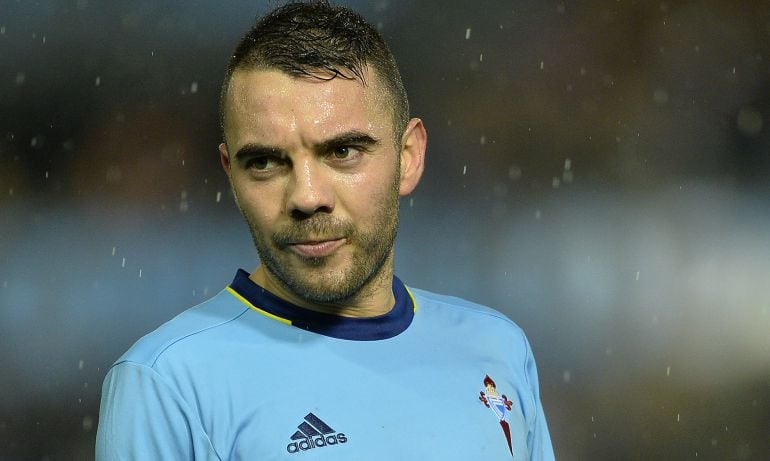 Iago Aspas, durante un partido con el Celta