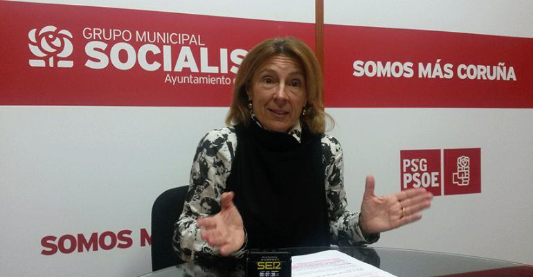 Mar Barcón, secretaria general del PSOE de A Coruña