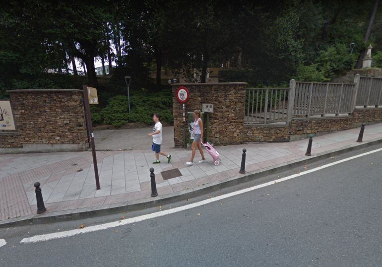 Accesos al Parque de Santa Margarita