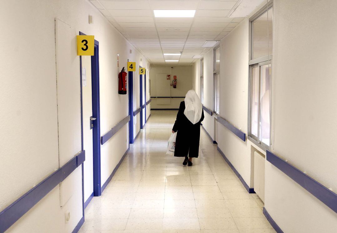 Pasillo del Clínico de Valladolid