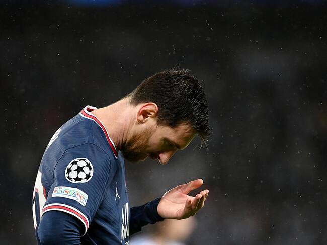 Leo Messi, durante un partido con el PSG en el Parque de los Príncipes
