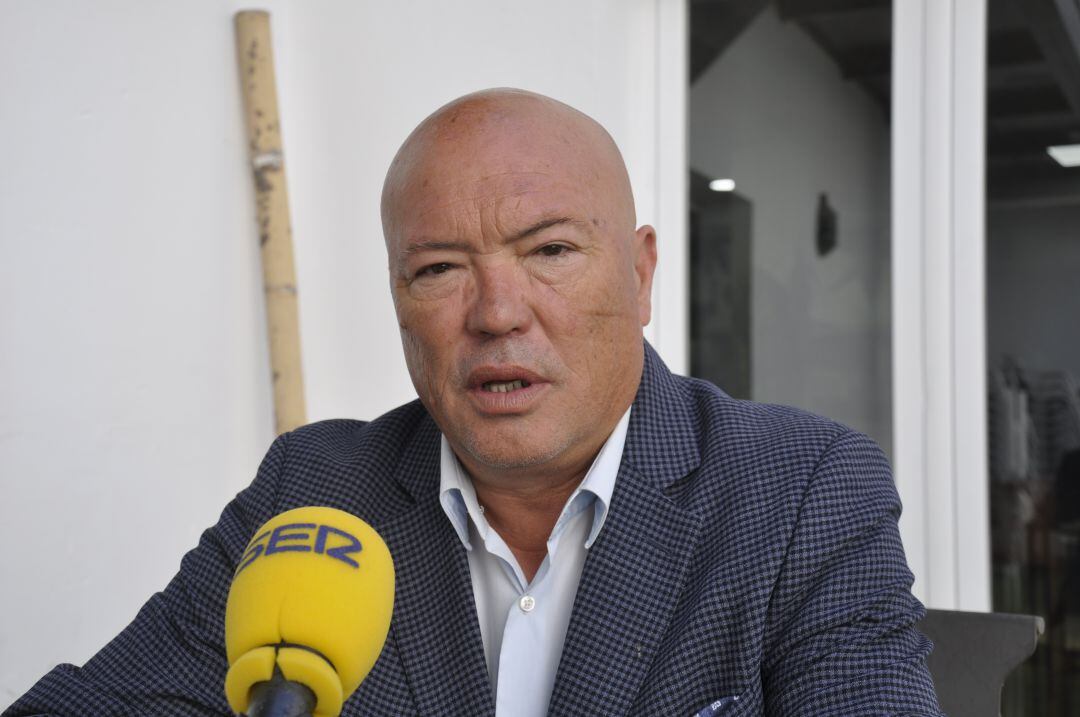 García Tébar durante una entrevista en la Cadena SER