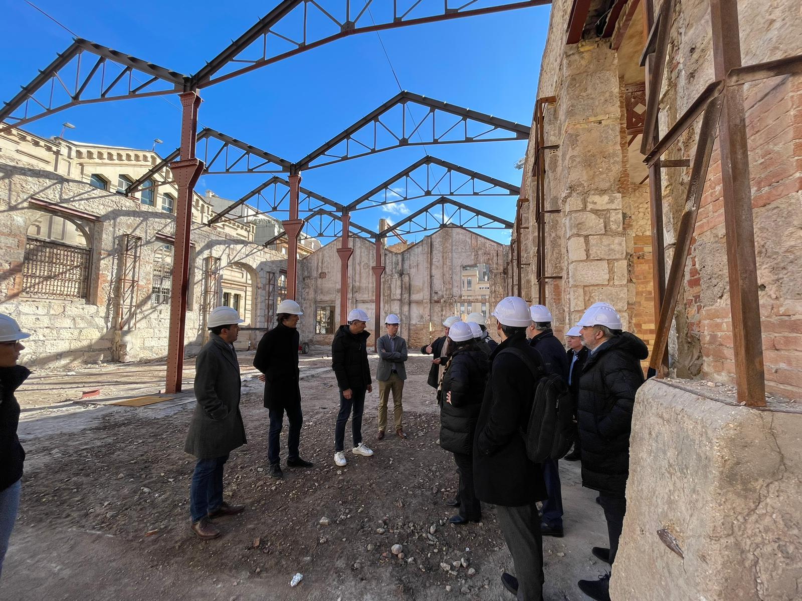 Visita de la delegación de Murcia a Rodes