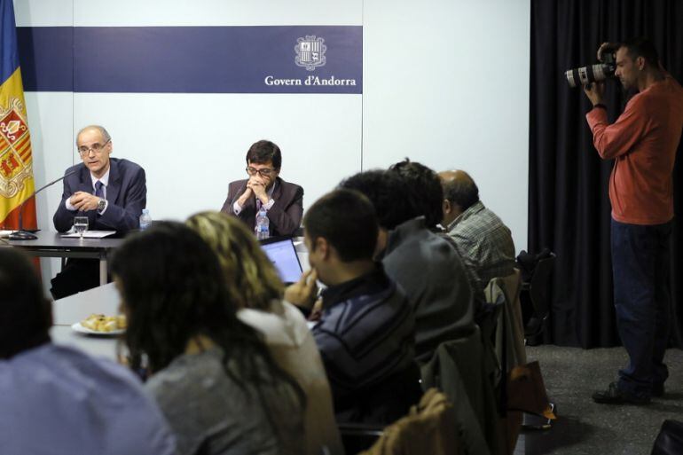 El cap de Govern va comparèixer ahir davant els mitjans de comunicació en una trobada per avançar el full de ruta del seu gabinet