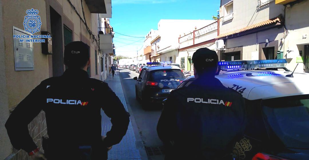 Los agentes localizaron al agresor en la barriada de San Telmo viejo