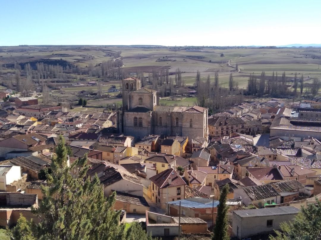 Vista de Peñaranda de Duero desde el castillo