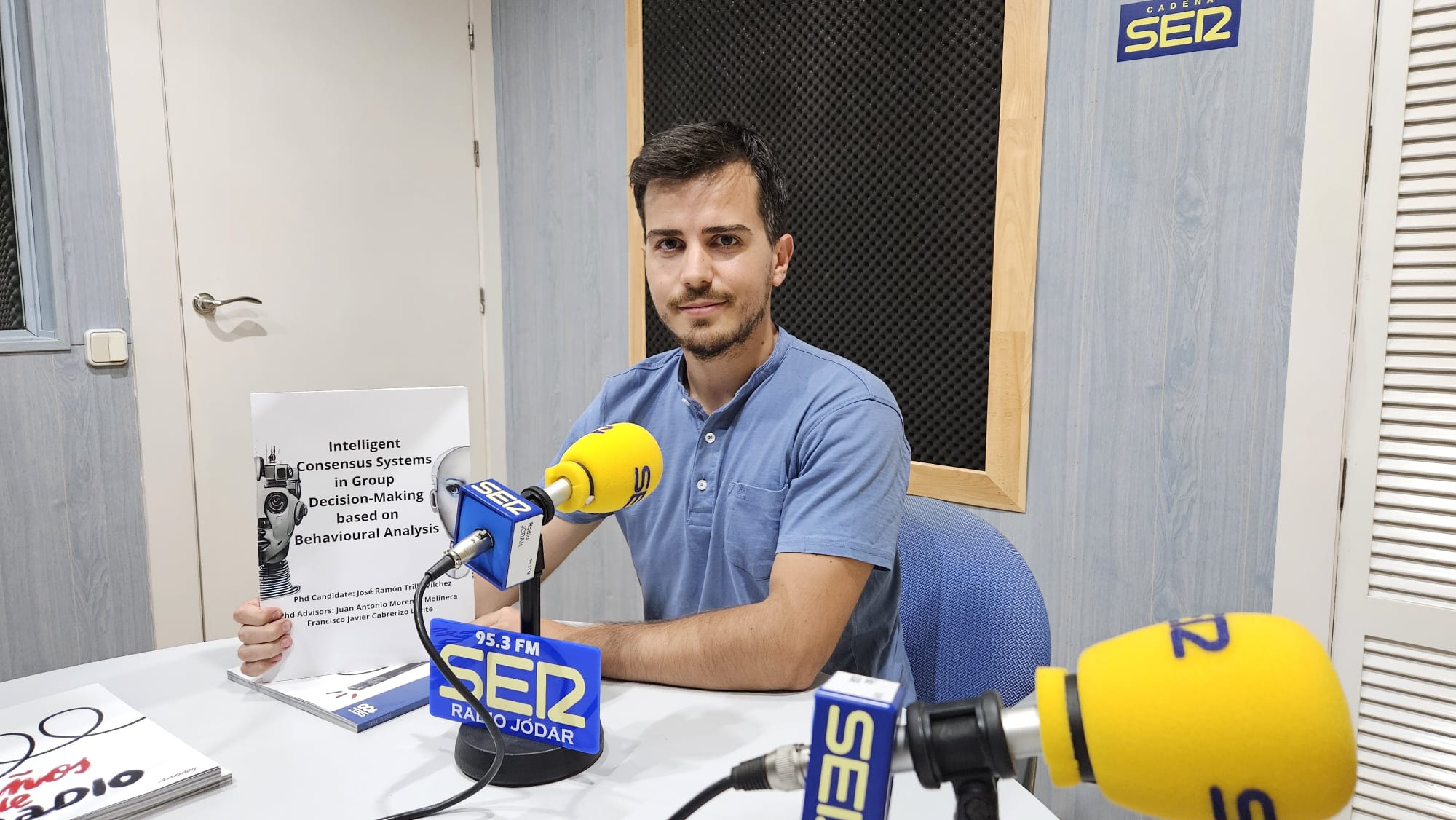 José Ramón Trillo durante la entrevista en nuestros estudios