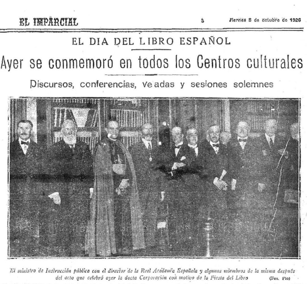 &#039;El Imparcial&#039; se hizo eco de la celebración del primer Día del Libro