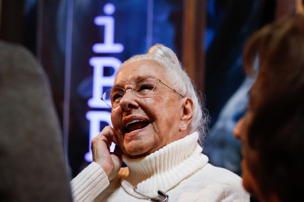 Lola Herrera, durante la charla ofrecida en el Museo de Santa Cruz de Toledo