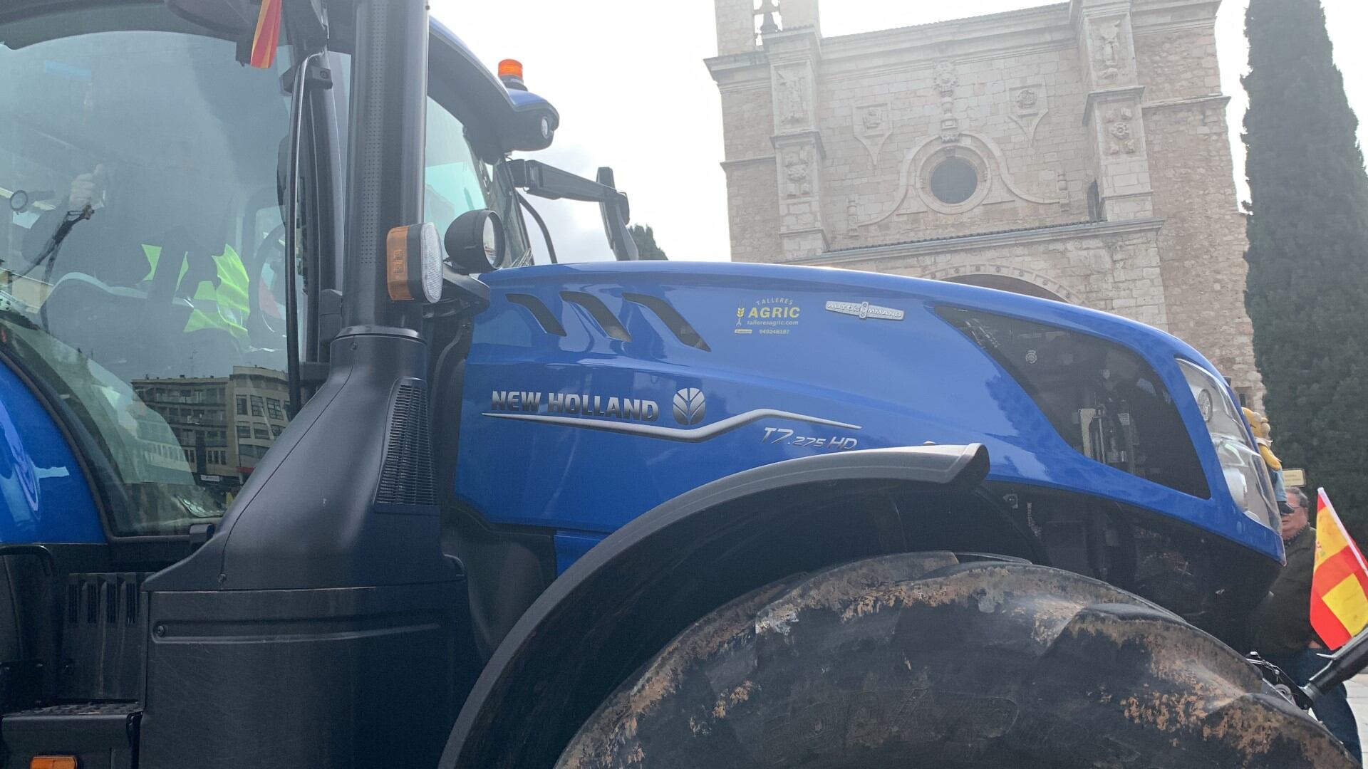 Tractor a su paso por Guadalajara