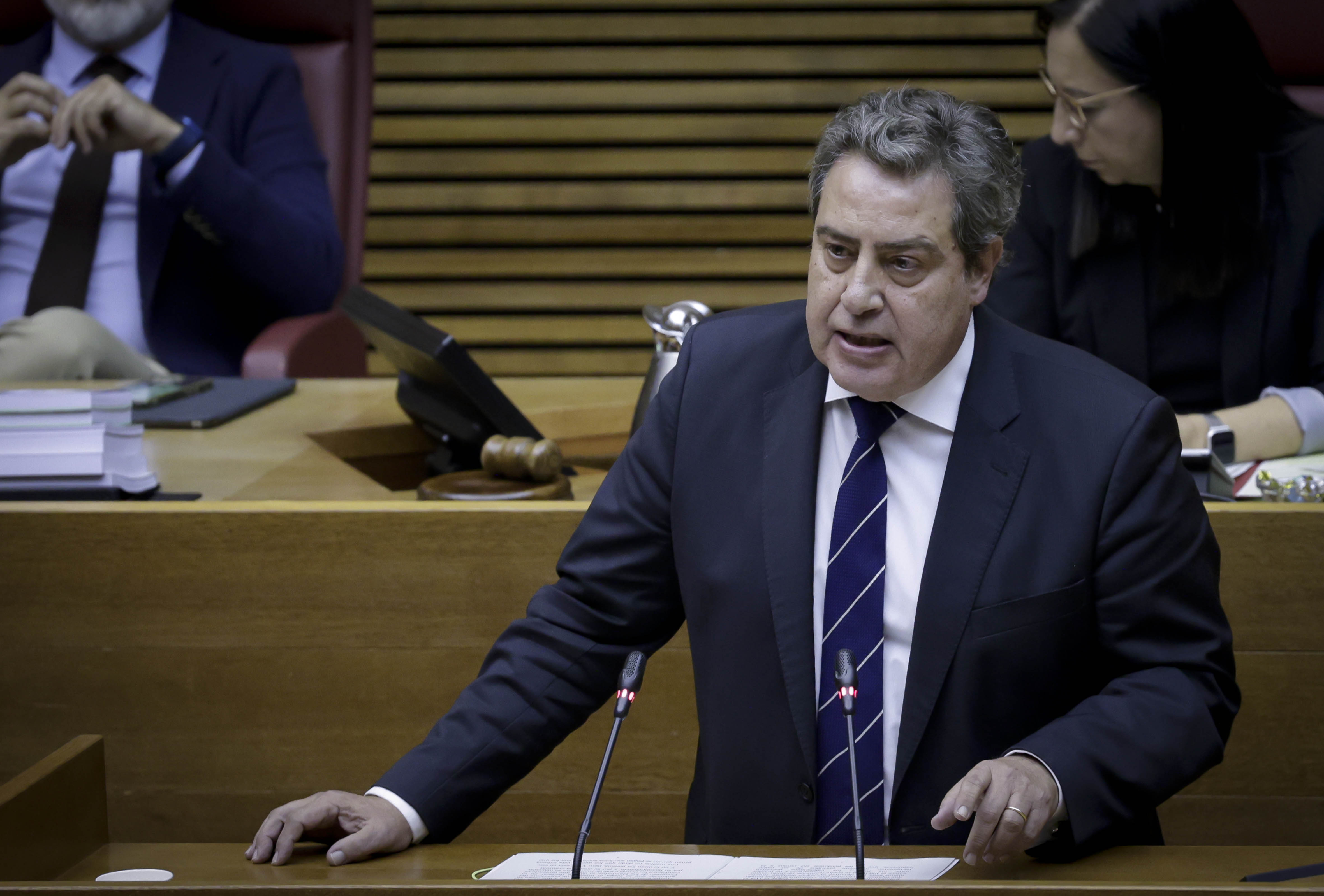 El síndic de Vox, José María Llanos, en les Corts