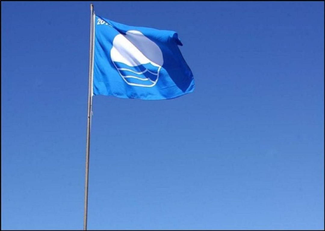 Bandera azul.