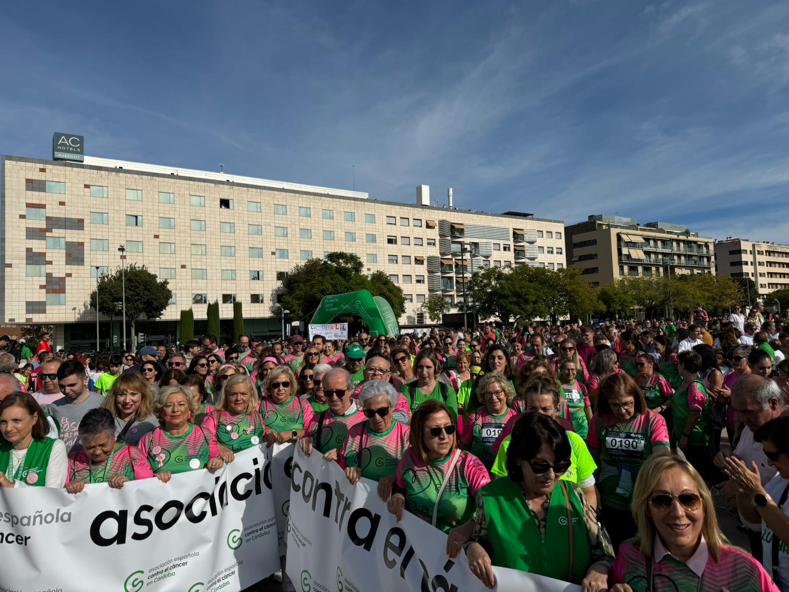 Marcha contra el cáncer en  Córdoba