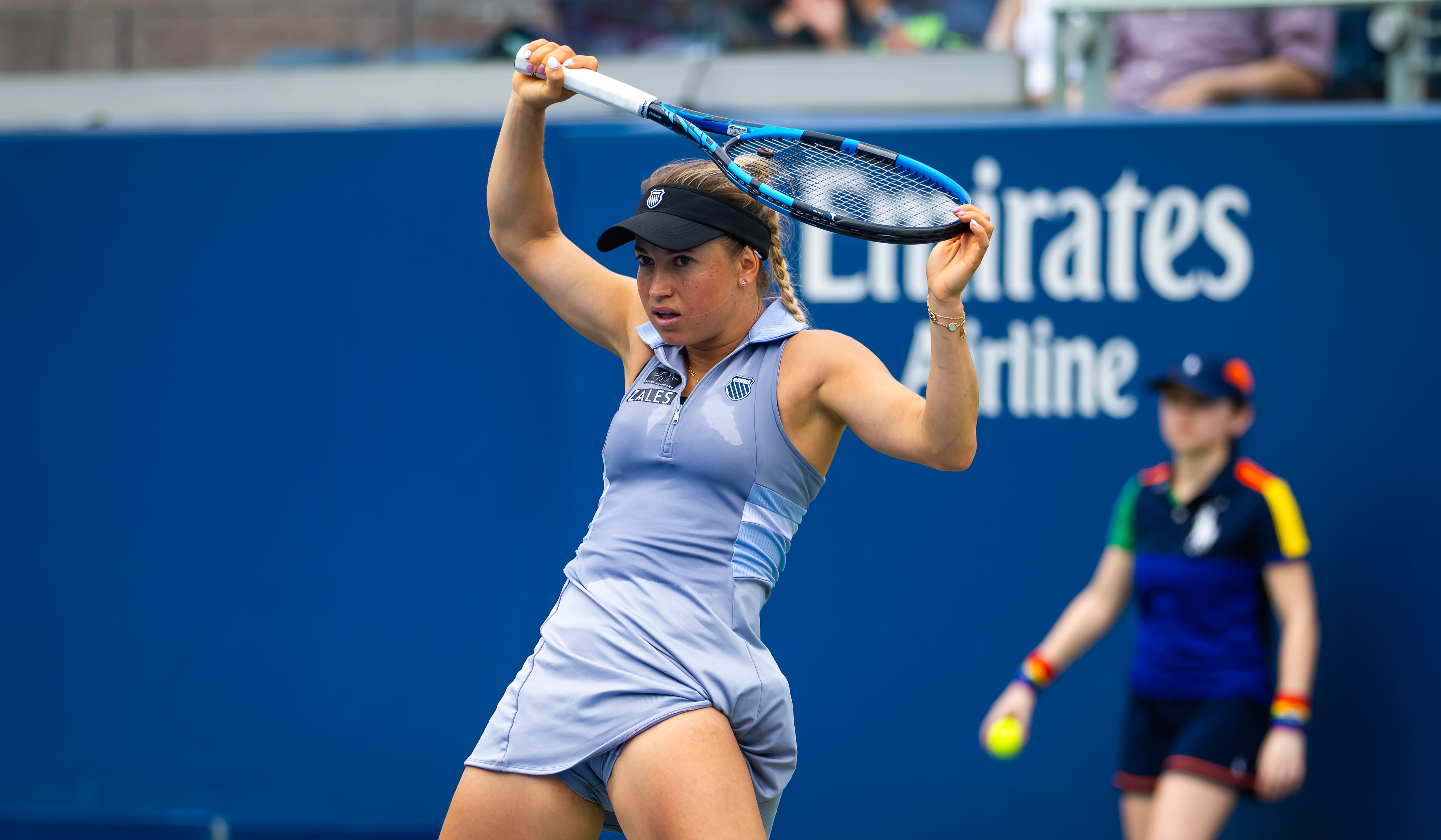 Yulia Putintseva, durante un partido en el US Open