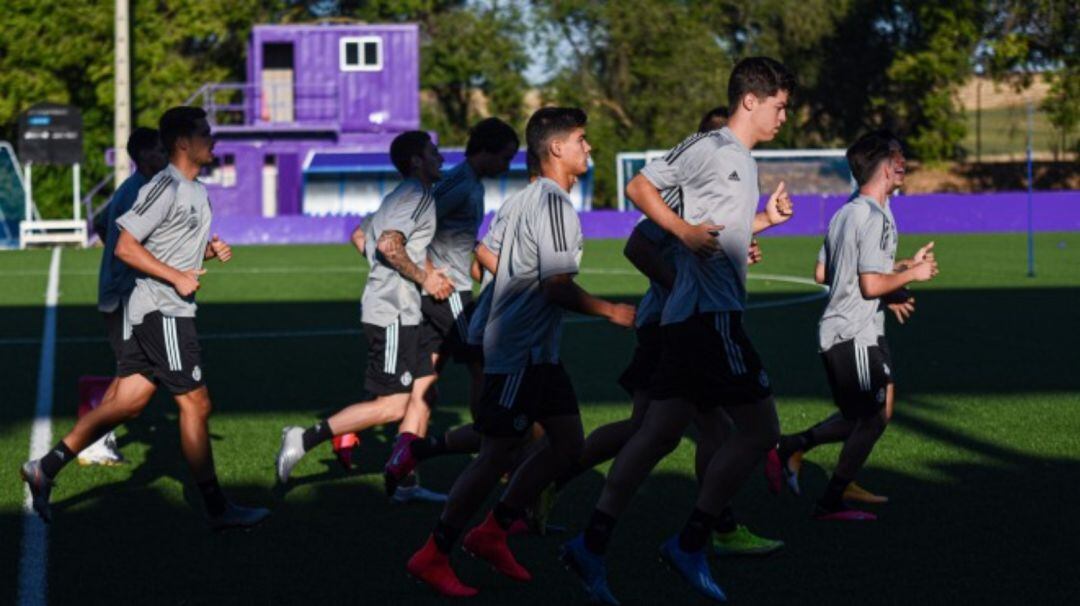 El Promesas en pleno entrenamiento