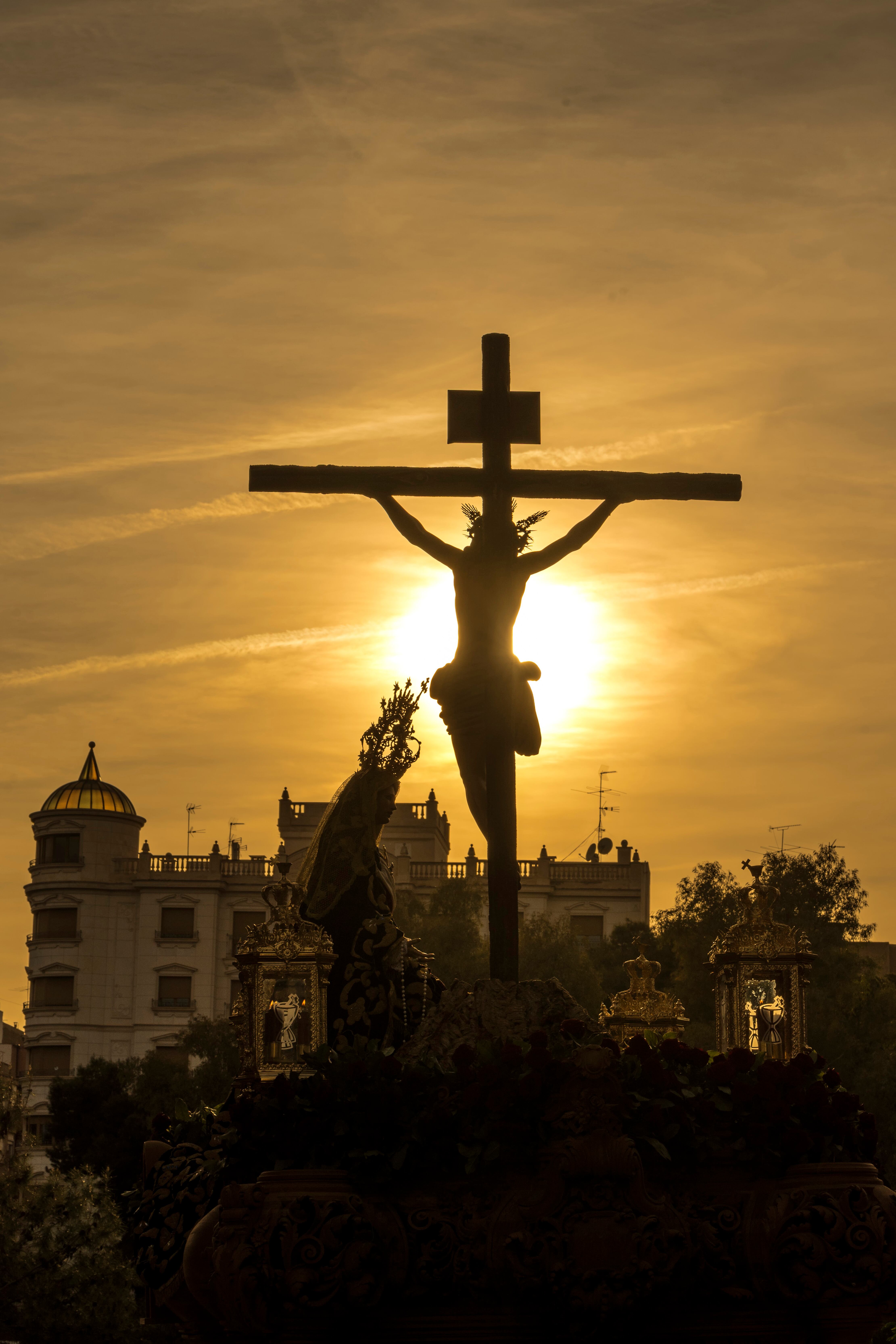 Fotografía del Cristo de la Sangre de Elche, ganadora de la X edición del concurso de fotografía de Semana Santa 2023