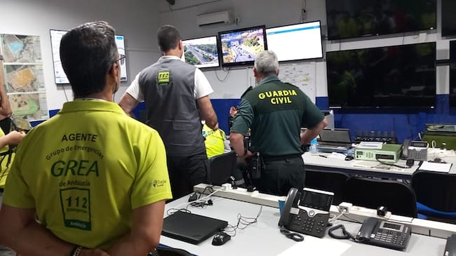 Puesto de mando avanzado en el Circuito de Jerez