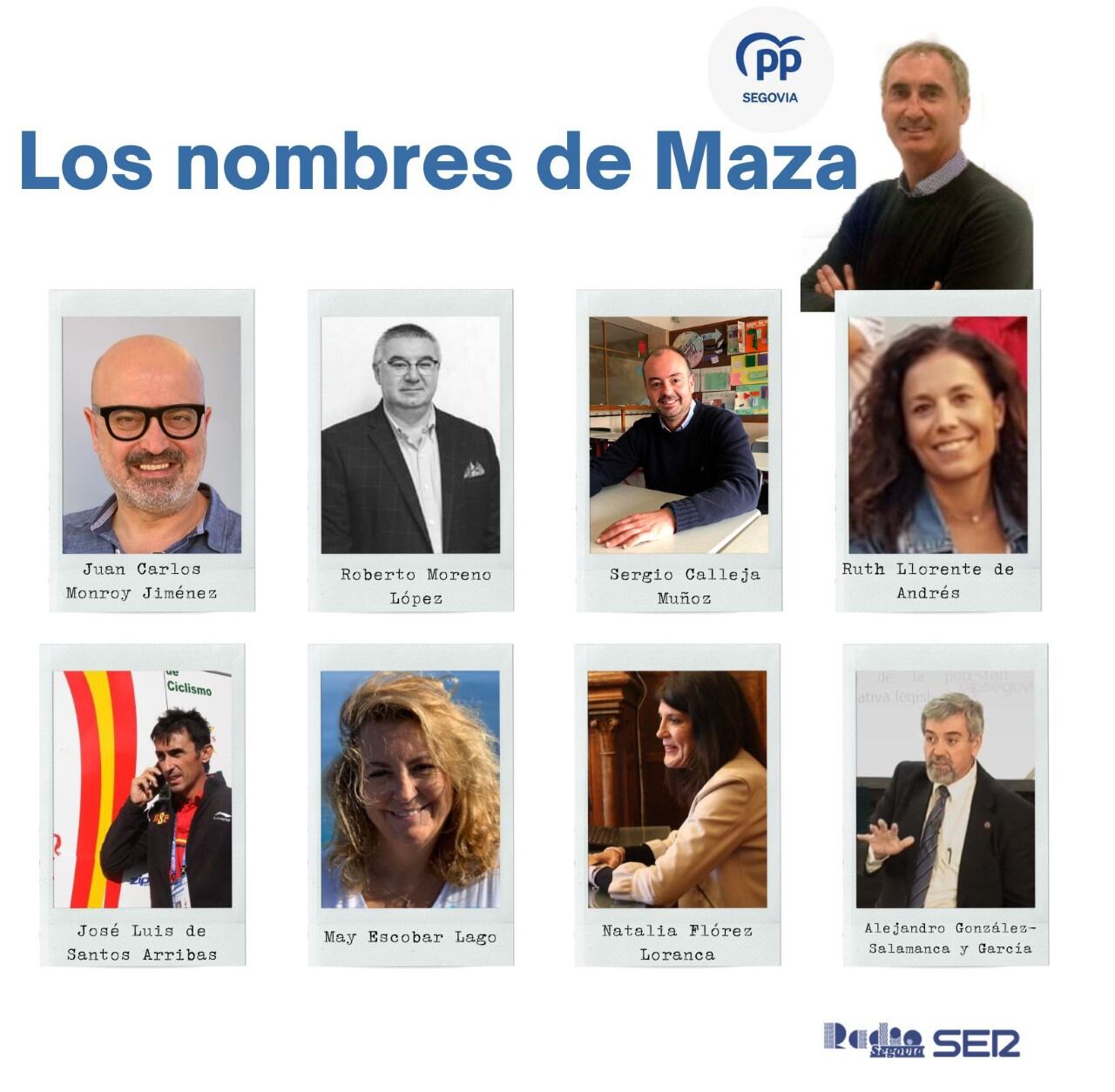 Algunos de los integrantes de la candidatura de José Mazarías