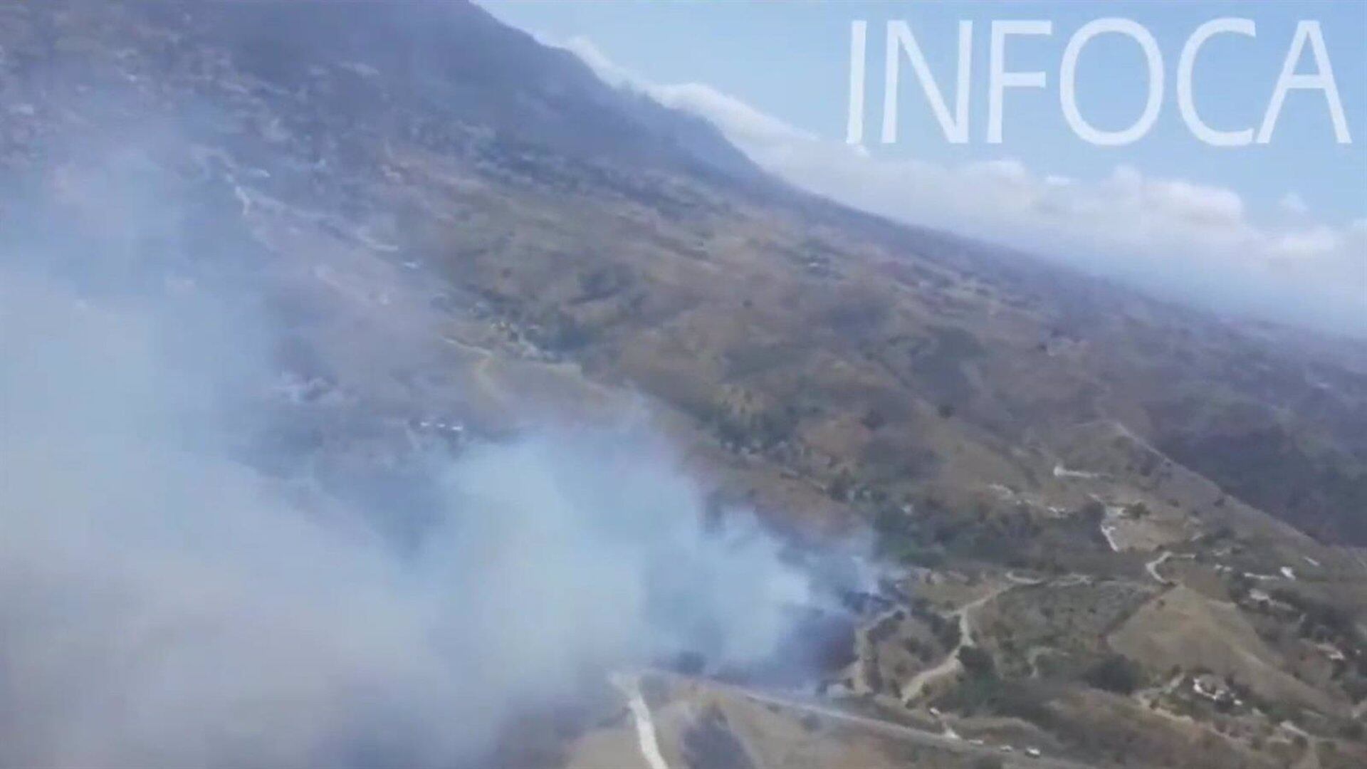 Incendio declarado en Mijas