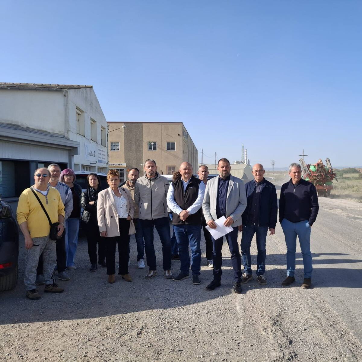 Jornada de viernes con movilizaciones en Monegros para reclamar la adecuación de carreteras autonómicas en el territorio