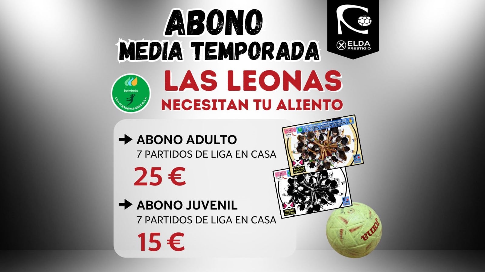 Abono de media temporada del Elda Prestigio