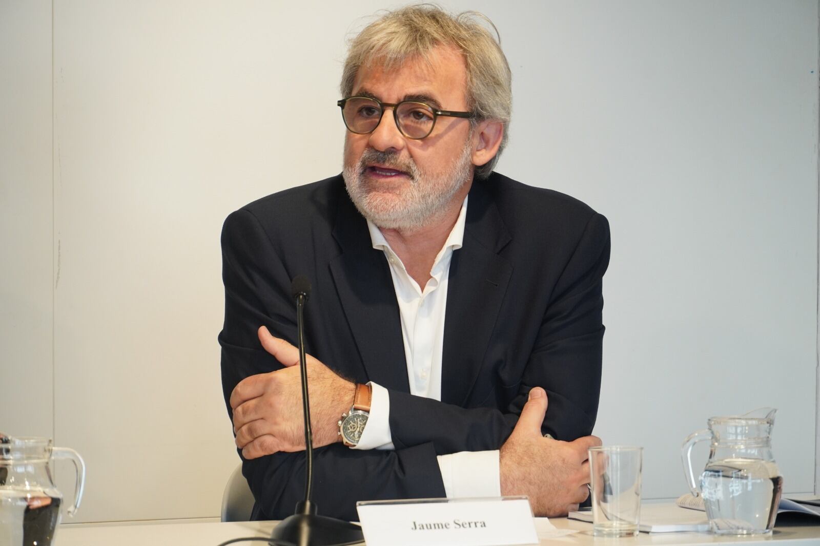 El director general de la SER, Jaume Serra, durante el Congreso Internacional de la Radio celebrado en Barcelona.