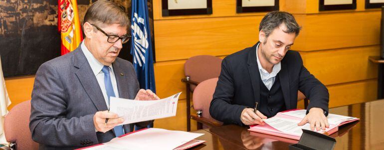 Julio Abalde y Xulio Ferreiro