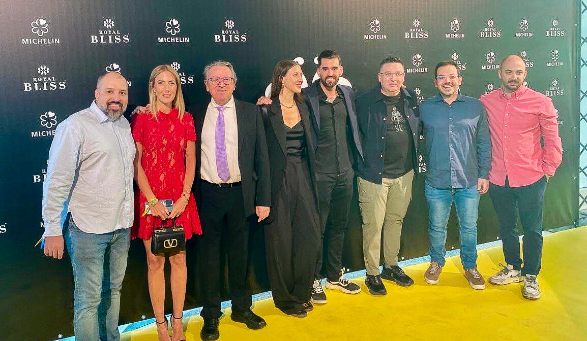 Els propietaris del restaurant Beç, el Celler d&#039;en Toni, Kokosnot, Koy Hermitage i Solineu Club Hermitage, a la gala de la Guia Michelin 2025