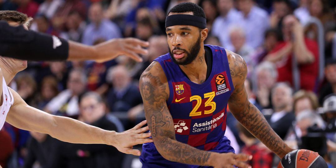 Malcom Delaney, durante un partido del Barcelona de Euroliga