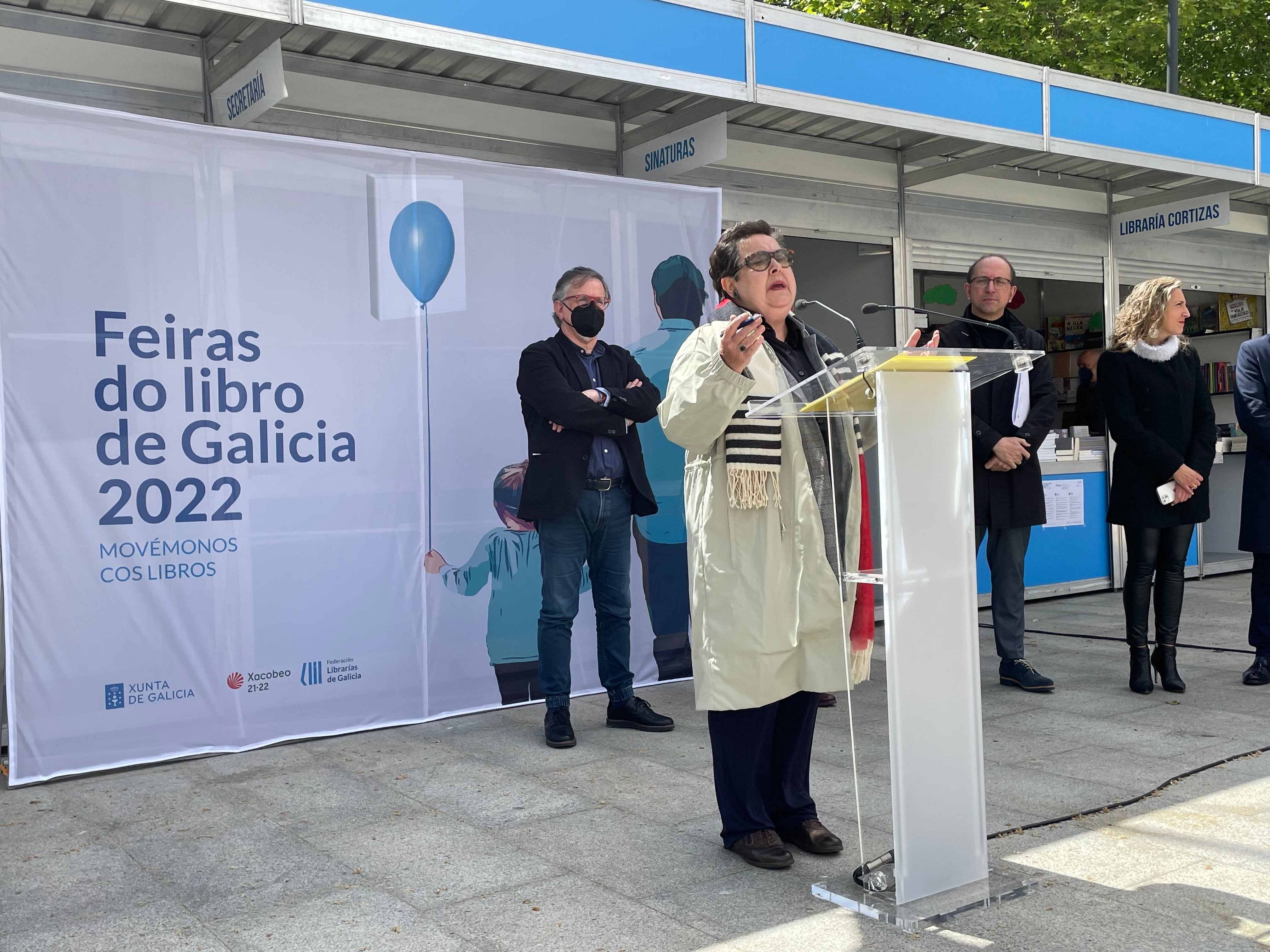 Pilar García Negro, durante el pregón