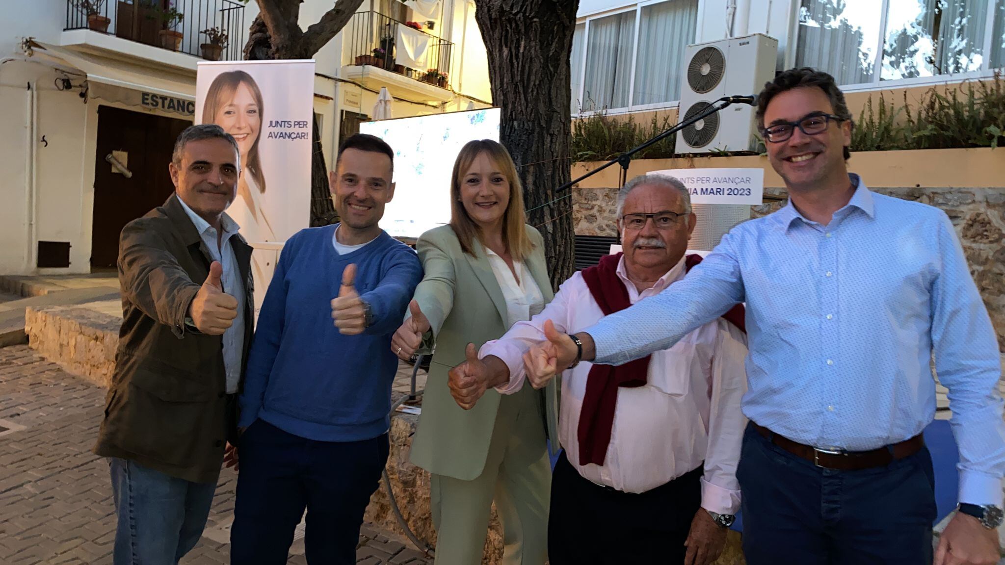 Un momento durante la presentación de la candidatura