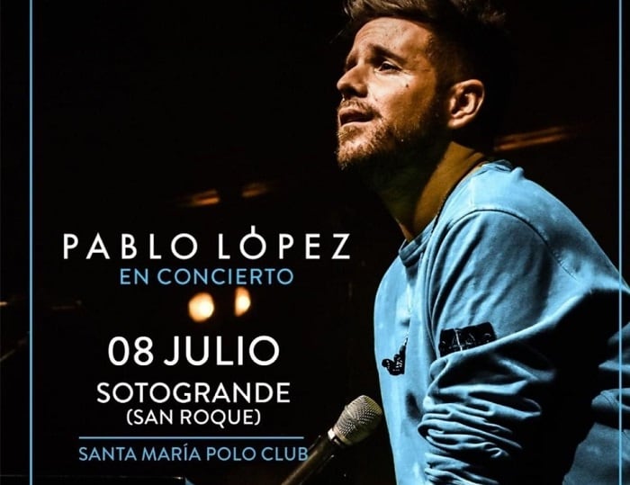 Pablo López actuará en Sotogrande