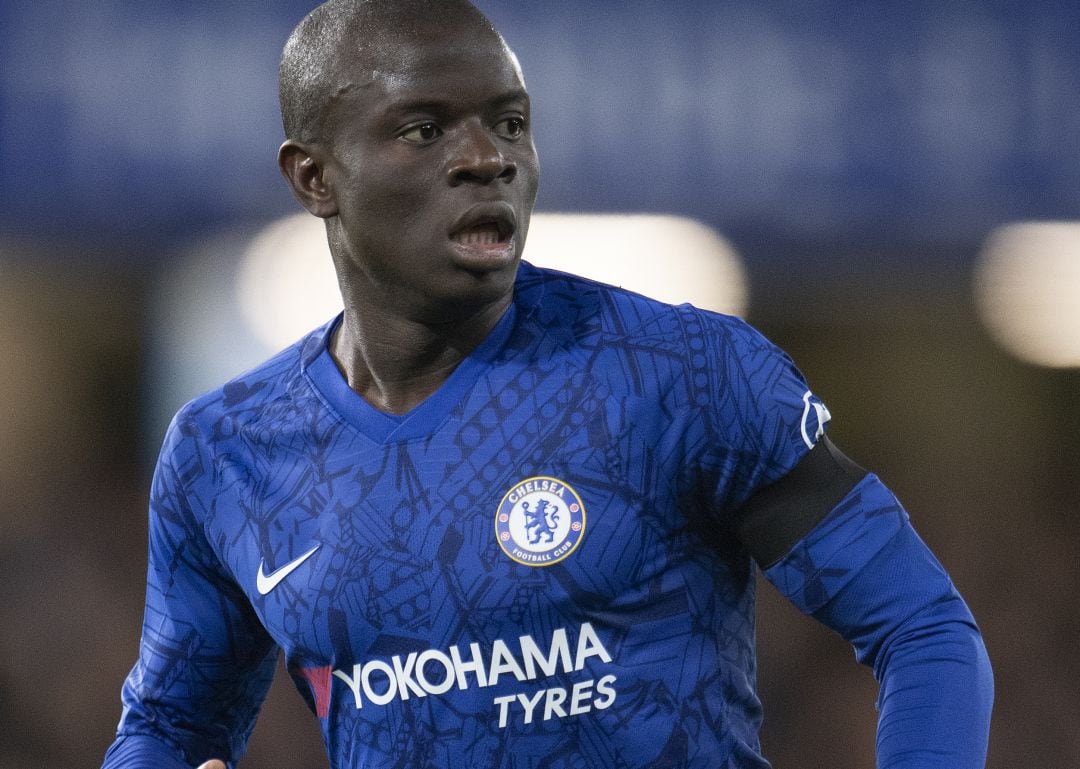 N&#039;golo Kanté, en un partido con el Chelsea.