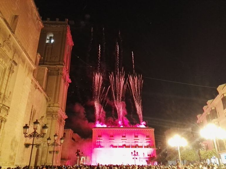 Una imagen del piromusical