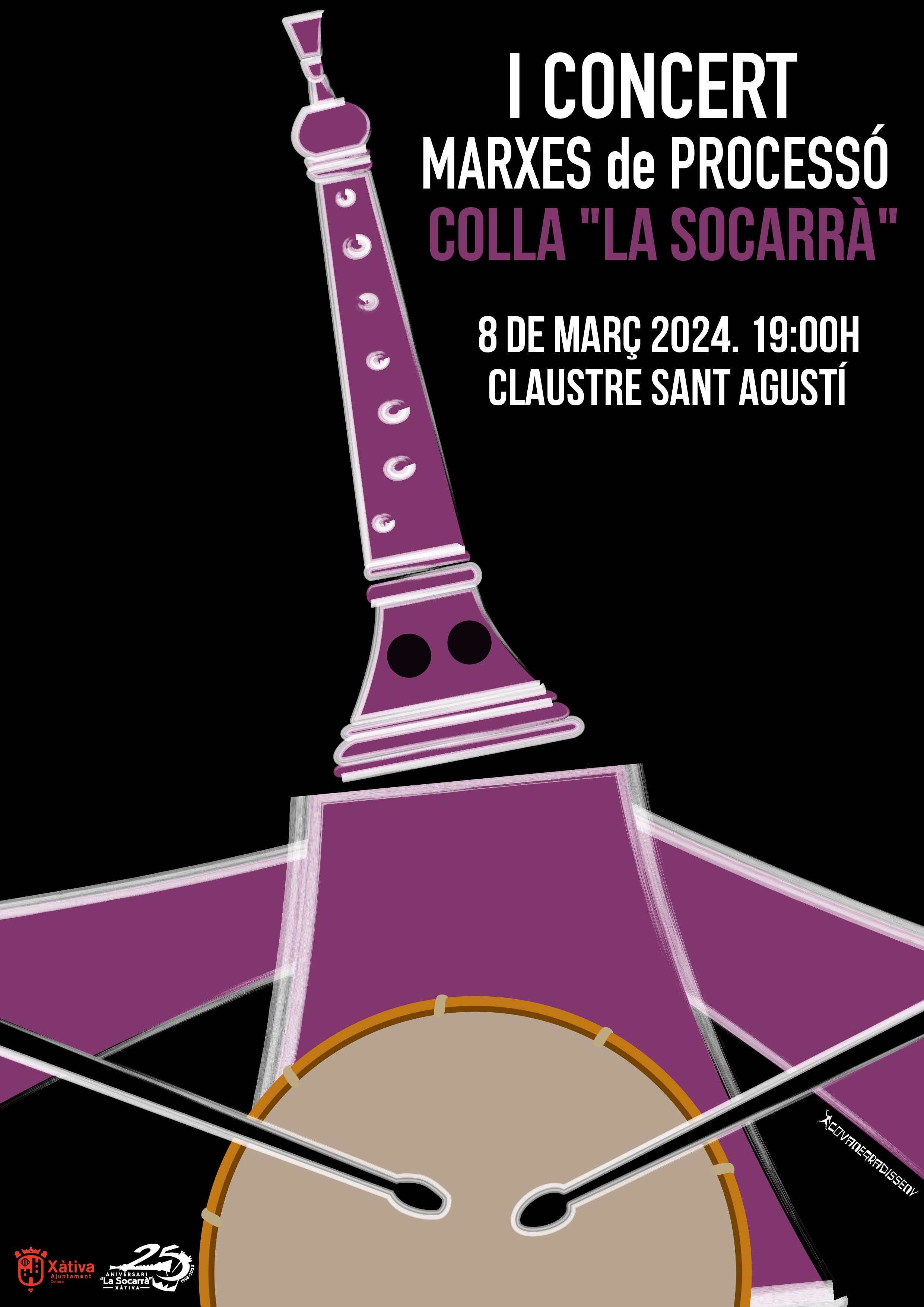 El cartel del concierto de la Colla &quot;La Socarrà&quot;