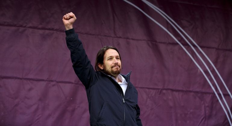 El líder de Podemos, Pablo Iglesias