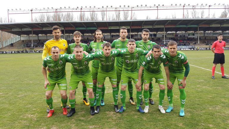 Alineación racinguista en Burgos