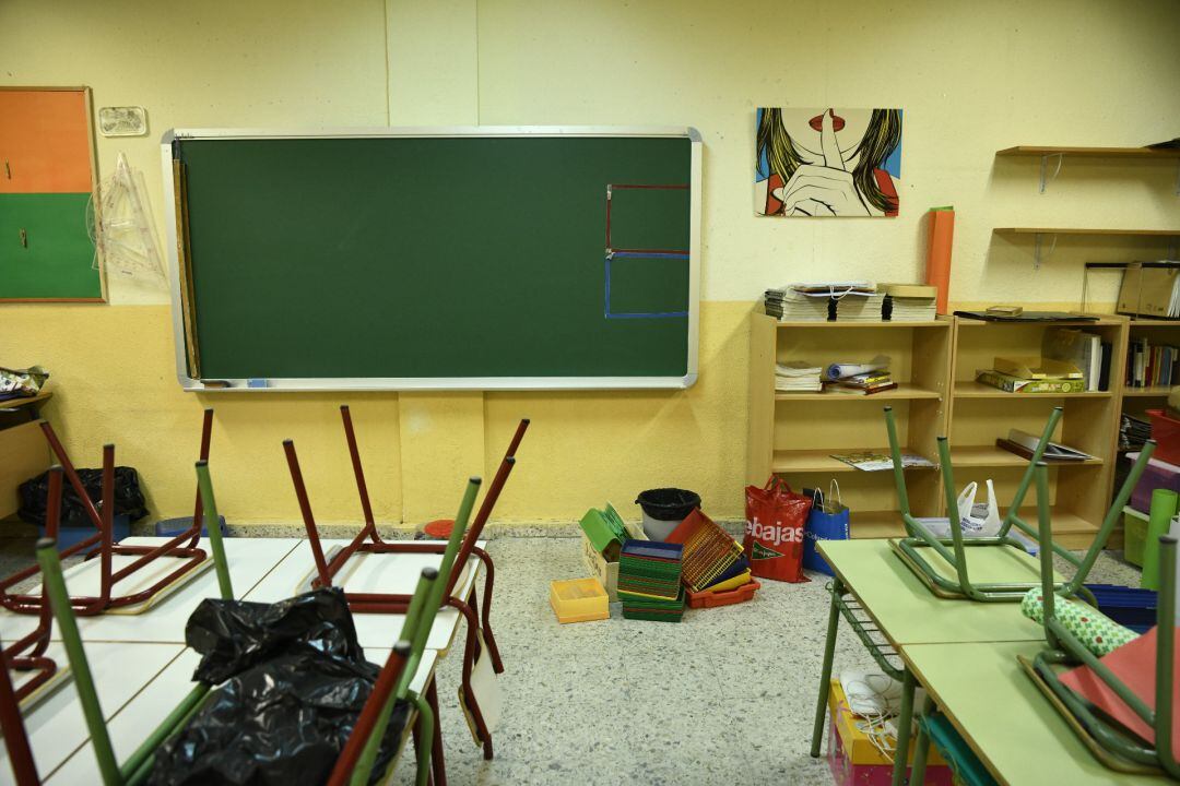 Aula de Infantil de un colegio público de Madrid