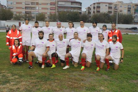 Equipo masculino del Monastil Rugby Elda