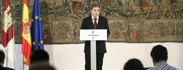 Nacho Hernando, en la comparecencia posterior al Consejo de Gobierno