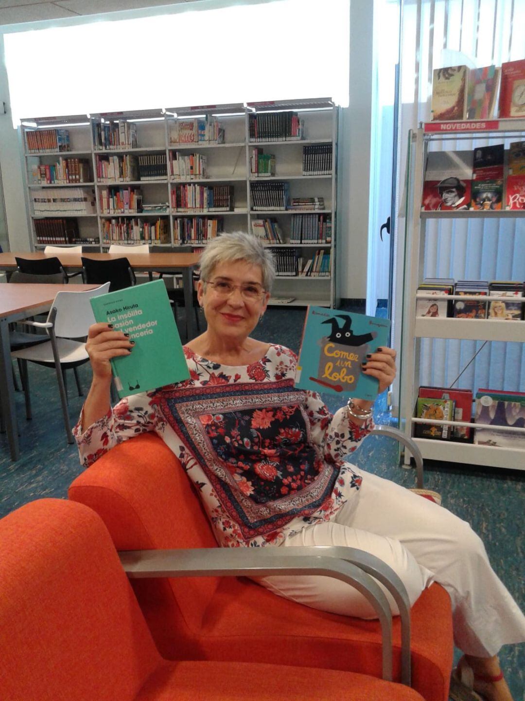 Rosa María Rodríguez, directora de la Biblioteca Municipal de Villafranca de los Caballeros