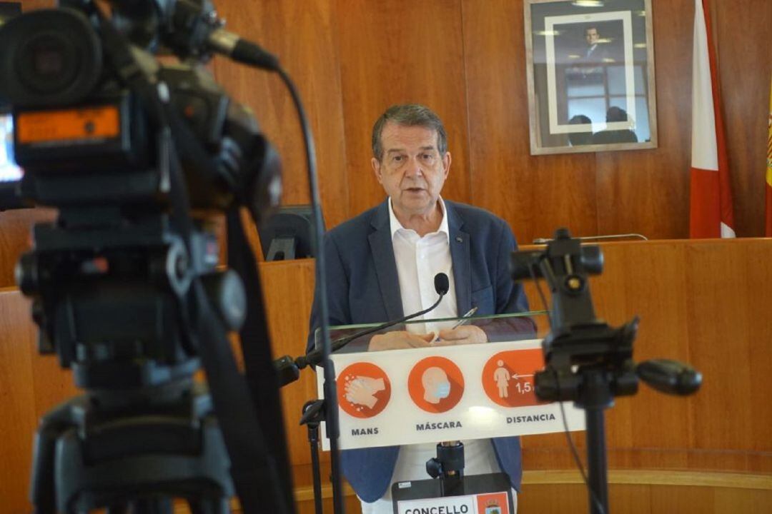 Abel Caballero en rueda de prensa