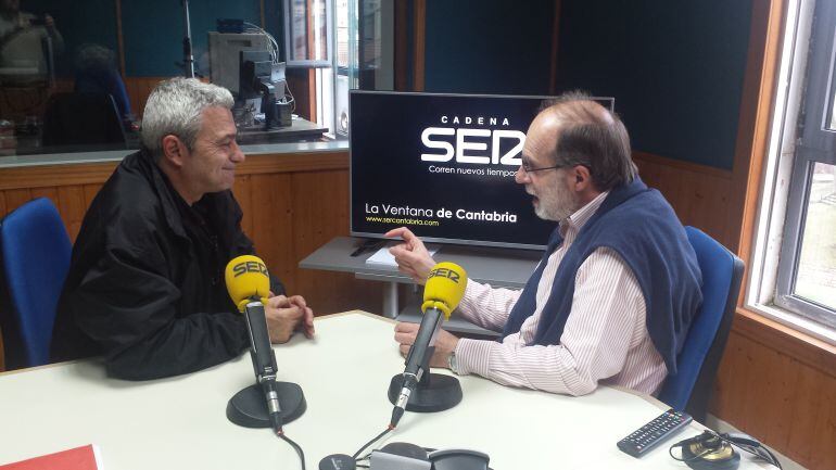 Tertulianos en el estudio de la Ventana de Cantabria