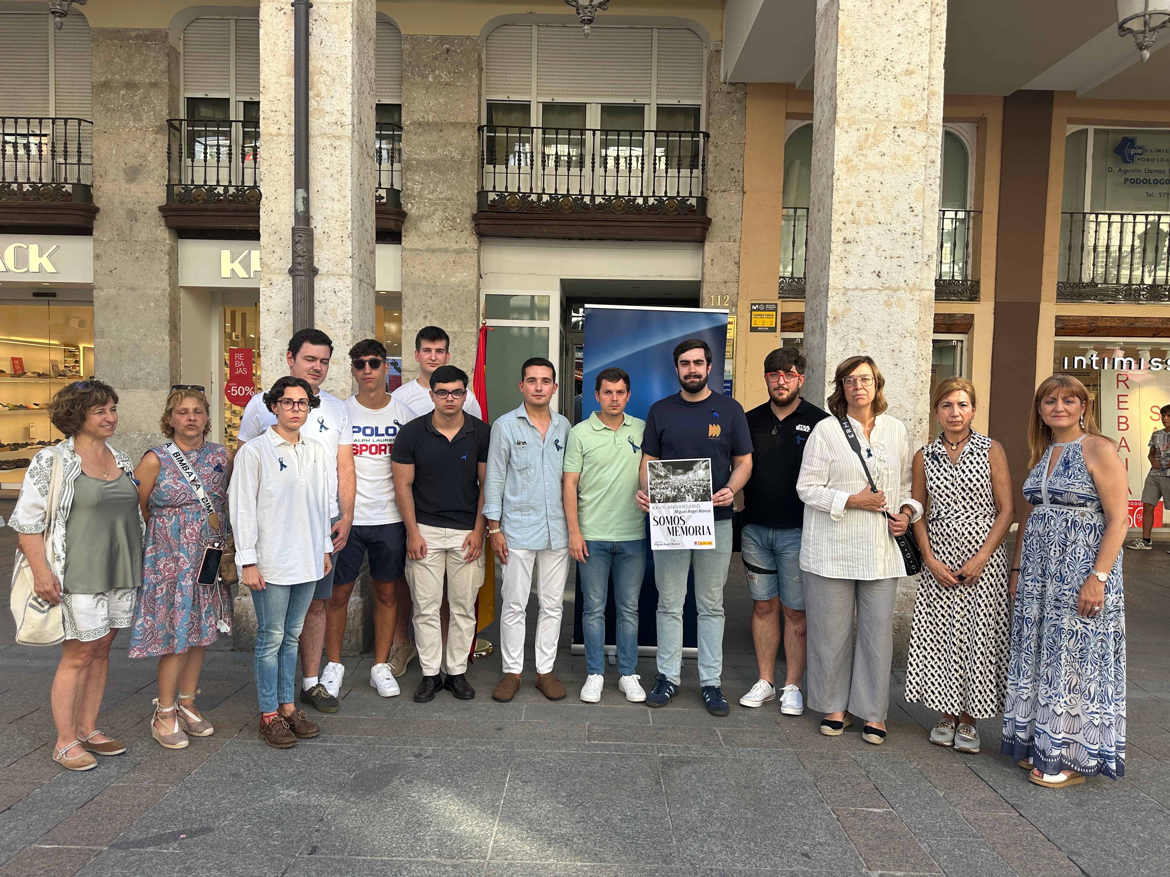 NNGG Palencia rinde homenaje a Miguel Ángel Blanco