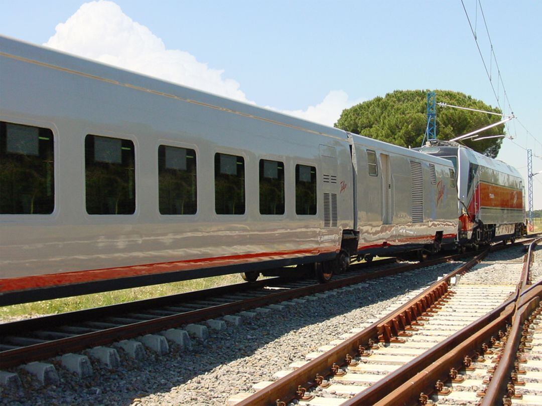 Imagen de archivo de un tren Talgo