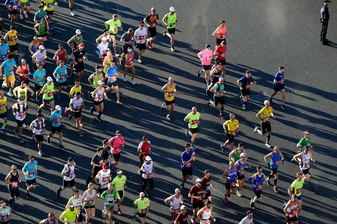 Foto de archivo de una maratón