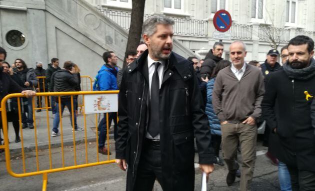 Andreu van den Eynde, abogado de Junqueras y Romeva